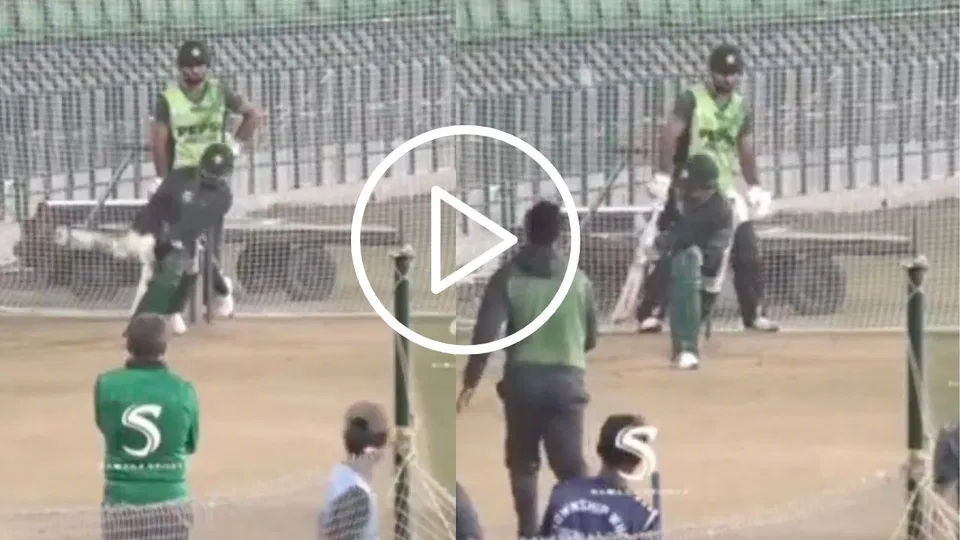 Babar Azam slams huge six news